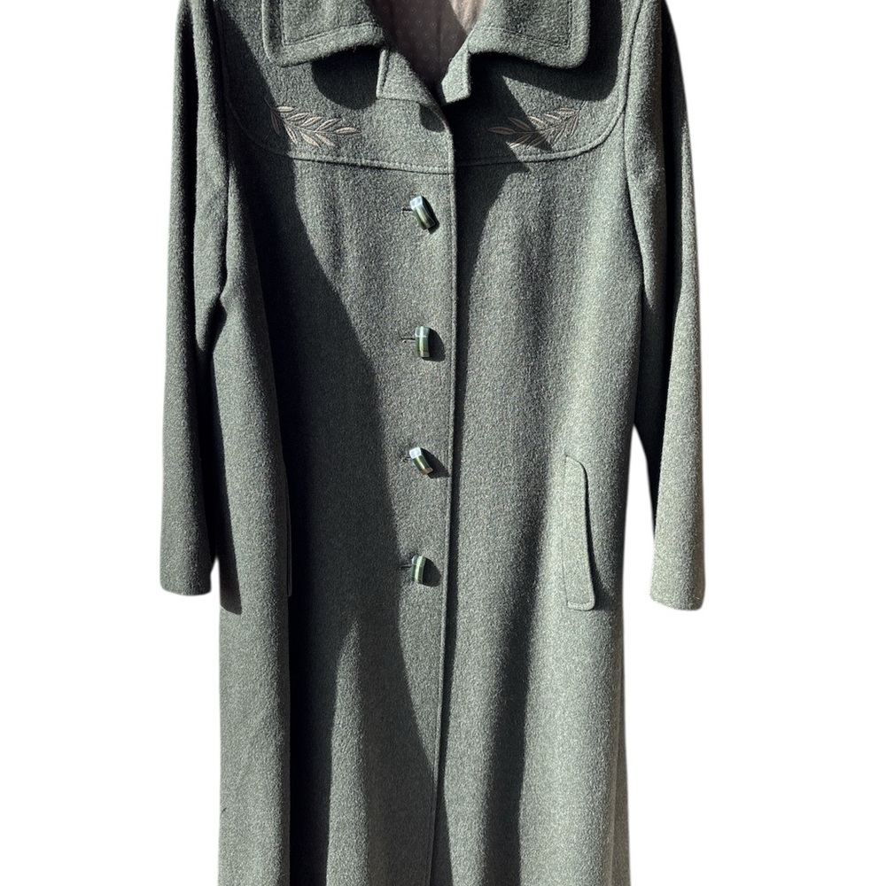 Chic Olive Women's Wool Coat